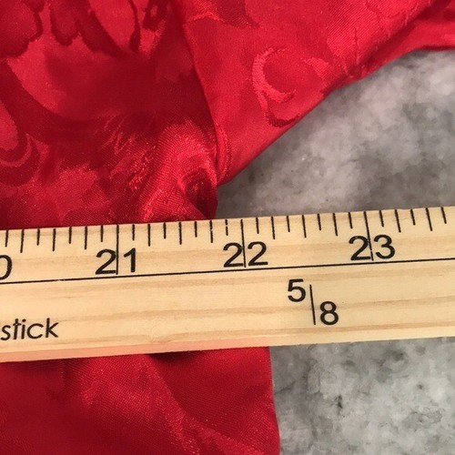 Vintage Victorias Secret Robe Womens Small Red Satin Gold Label Hollywood Glam - Picture 8 of 10