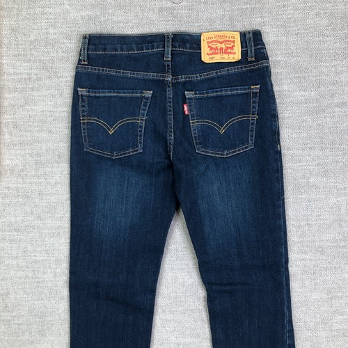 Levi's Jeans Boys 14 Regular 510 Skinny Dark Wash Youth Casual Outdoor - Picture 10 of 12