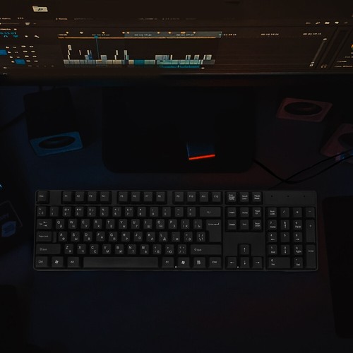Wired Keyboard Backlit with Work Full Sized for Desktop Computer - Picture 4 of 12