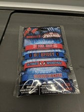 Ultimate Spider-Man Rubber Bracelets Party Favors 4 Bracelets New Marvel