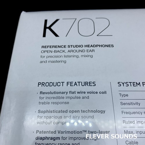 AKG K702 Studio Reference Class Premium Open Type Headphones Navy - Picture 10 of 12