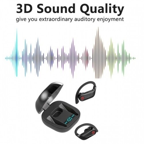 Wireless TWS Headphones Earbuds Earphones Ear hook True Stereo for Cell Phones - Picture 6 of 9