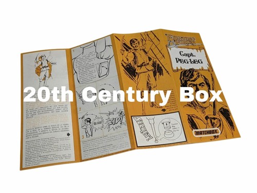 Nuovissimo Foglio Istruzioni Riproduzione Fighting Furies Cap'n Peg Leg UK - Foto 2 di 3