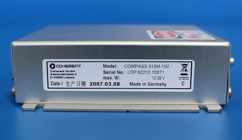 Coherent COMPASS 315M-150 Solid-State CW Laser Head 62210 Digital Controller - Picture 9 of 9