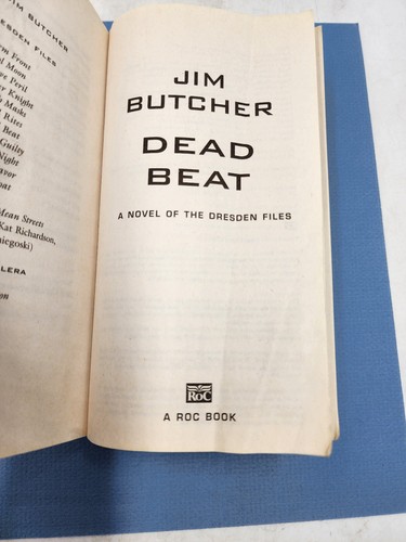 2 Jim Butcher Bk Lot: Ghost Story (Dresden Files, #13) - HCDJ & Dead Beat #7 PB - Picture 11 of 12