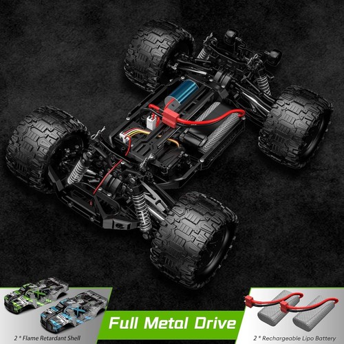 Auto radiocomandate brushless 1/14 per adulti veloci 50+ mph, camion radiocomandati 4x4 fuoristrada - Foto 17 di 24