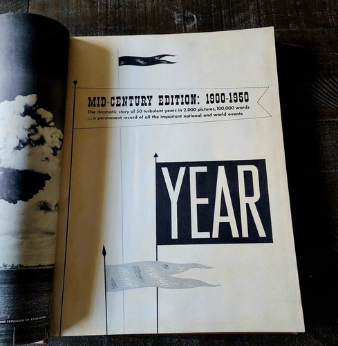 WORLD EVENTS 1900 to 1950 Vintage Hardcover History Book - copywright 1950 - Picture 5 of 14