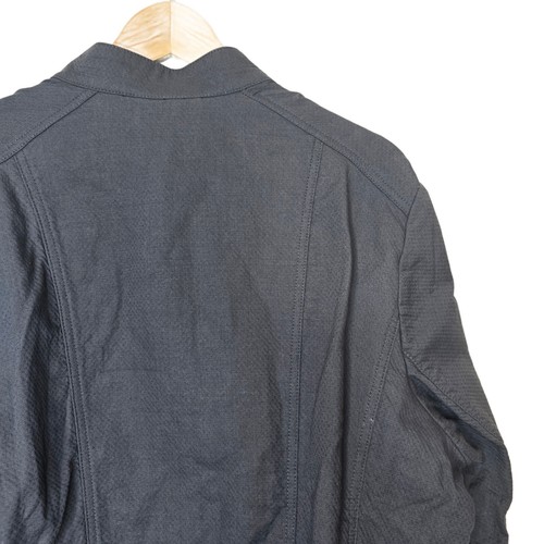 NWT Coldwater Creek Womens Size 20 Jacket Blue Gray Zip Front Cotton Lightweight - Afbeelding 7 van 14