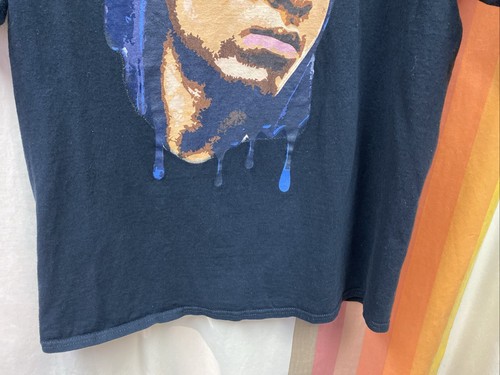 NBA Young Boy Rapper Drip Face Graphic Black Men T-Shirt Sz Large Street Rap Tee - Bild 7 von 16