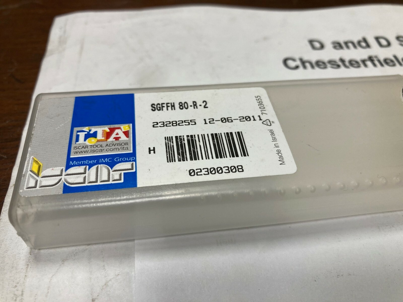 イスカル SGFFH100-R-2 セルフグリップ DIY・工具 | fes.fukushima.jp