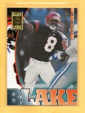 JEFF BLAKE - 1995 Collector's Edge "Black Label" - #37 - Bengals -Comb. Shipping