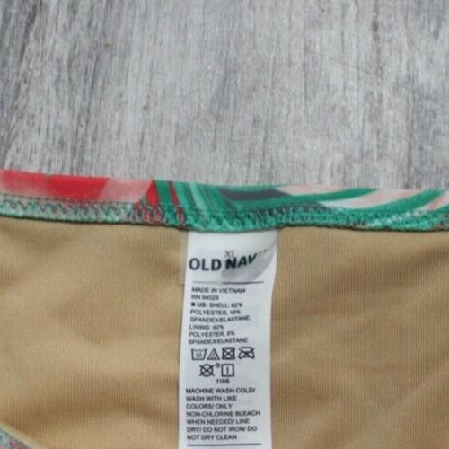 Neu mit Etikett Old Navy Damen-Bikiniunterteil pink tropisch Flamingo Bademode Größe XL - Bild 2 von 3