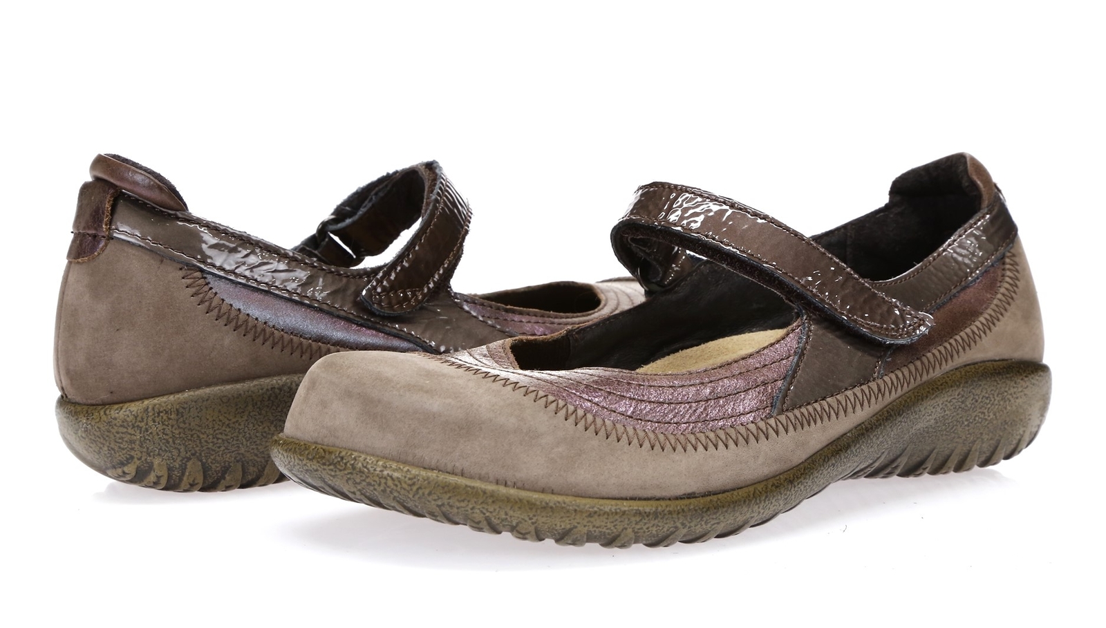 NAOT Womens 'Kirei' Oily Olive Suede Casual Mary Jane Flats Sz 37 NEW! 229304 NAOT Womens 'Kirei' Oily Olive Suede Casual Mary Jane Flats Sz 37 NEW! 229304