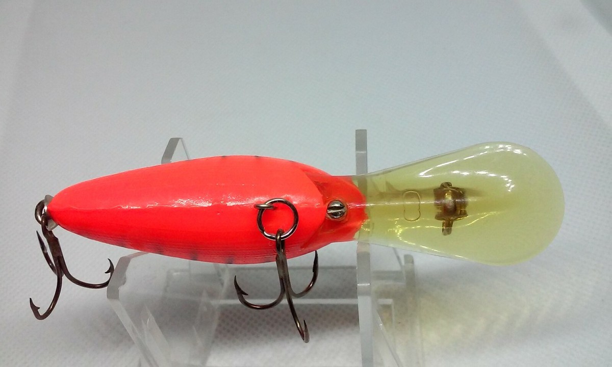 Leurre De Pêche Vintage Bill Norman Deep Big Scooper – Truite Arc-en-ciel – Crankbait