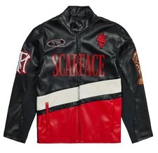 Reason X Scarface Motorcycle Moto Jacket Long Sleeve Full Zip Men s XL New NWT