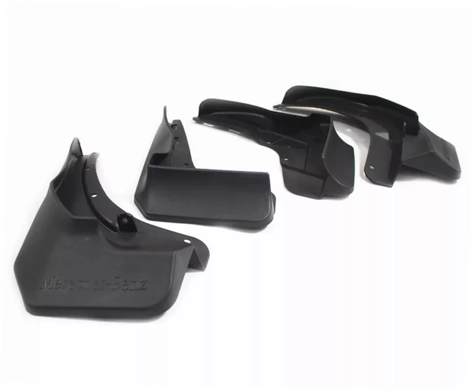 Genuine Splash Guards Mud Flaps FOR 2012-2015 Mercedes Benz ML63 ML AMG W Pedal - Image 4 of 4