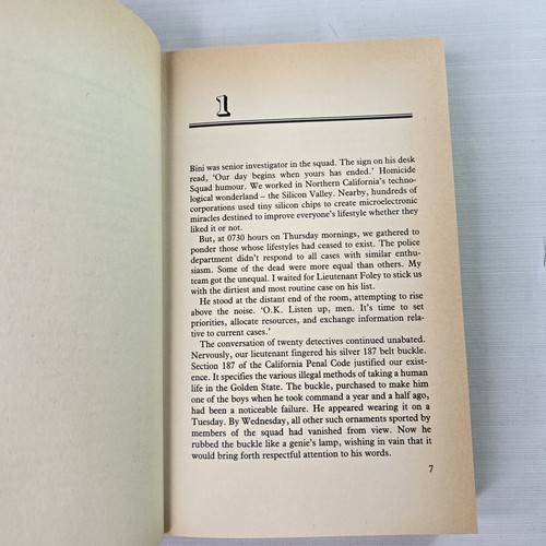 The First Directive by Joseph McNamara UK 1st Ed 1985 Police Crime Drama - Bild 15 von 16