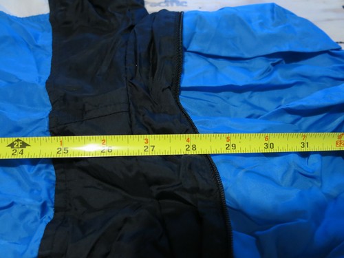 Men's L VTG 1980s Nike Windbreaker Blue Black White Multi Colorblock Nylon - Picture 8 of 8