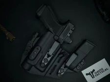 Davis Tactical-IWB Kydex Appendix Sidecar Holster For Glock 19/19/45/23 TLR1