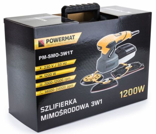 Levigatrice Orbitale Multifunzione 3 in 1 Potenza 1200W con Aspiratore POWERMAT - Imagen 14 de 15