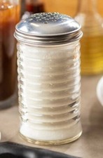 Tablecraft Beehive Cheese Shaker 12 oz Lot of 9  and freebie glass container