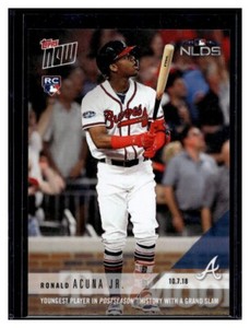 2018 Topps Now #856 Ronald Acuna Jr. RC Rookie Card