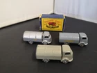 P346-MATCHBOX LESNEY No38A KARRIER BANTAM REFUSE COLLECTOR X3 COLOUR VARIATIONS