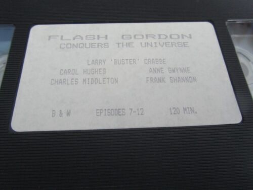 All 3 Flash Gordon serials - featuring Buster Crabbe - Factory made VHS videos - Picture 8 of 10