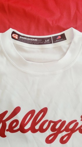 Camisa Atlética KELLOGG'S Para Hombres Manga Larga Grande Hecha en EE. UU. Única Savicustoms - Imagen 5 de 12