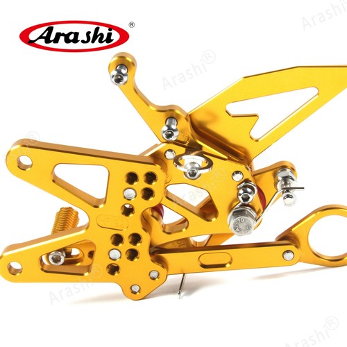 Fit BMW S1000RR / HP4 2009 - 2014 Arashi Racing Footrests Rearsets Foot Pegs - Picture 10 of 11