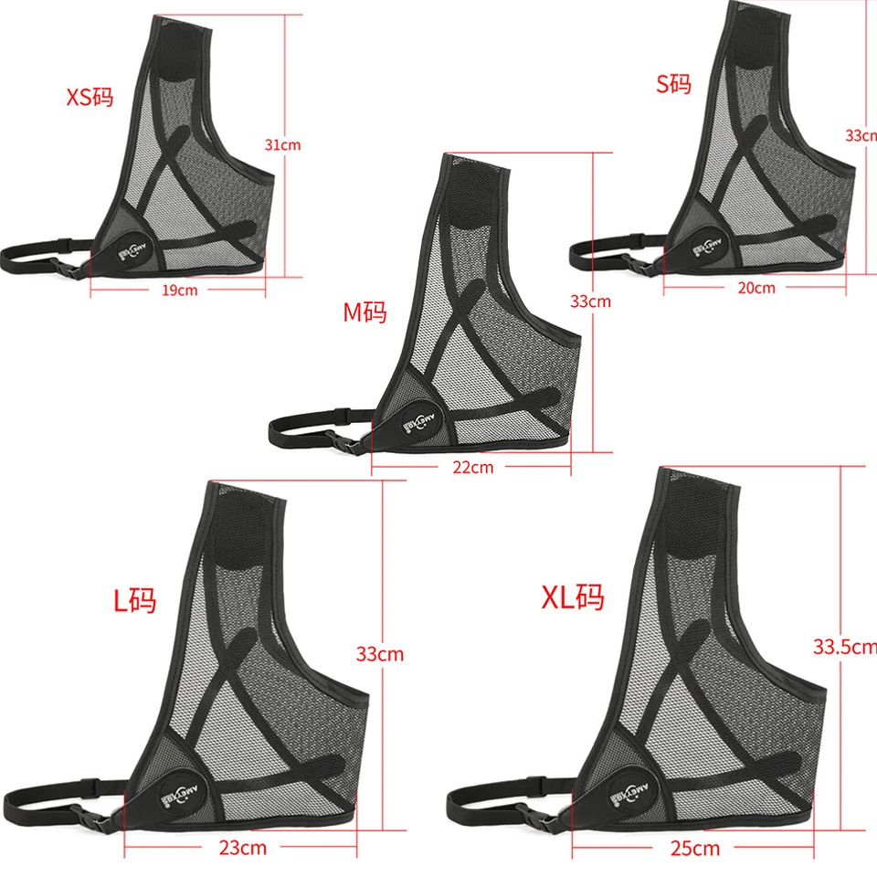 Archery Chest Guard Left Side Protect Gear Mesh Breathable Bow Hunt Target Shoot - Image 3 of 4
