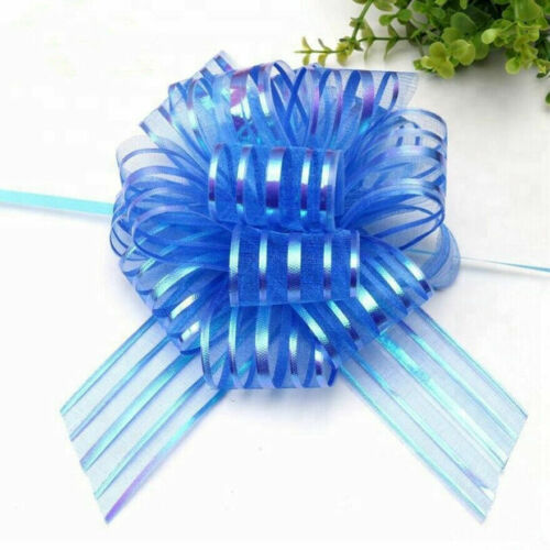 20 Pull Bows 50mm Wedding Car Gift Wrap Ribbon Florist WATERPROOF Decorations UK - Picture 11 of 15