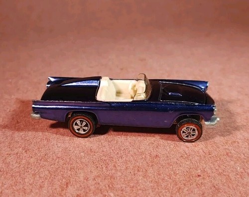 Hot Wheels Redline Classic '57 T-Bird USA Purple White Interior