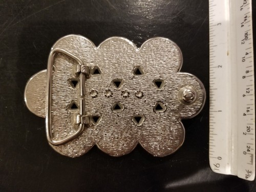 Vintage Buffalo Indian Head Nickel Belt Buckle ROCKABILLY WESTERN WEAR used cond - Picture 2 of 5