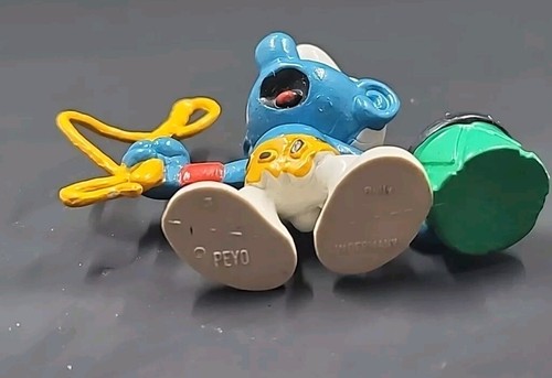 5 Schleich Peyo Smurfs PVC Rare 1978s Emperor Lion Tamer Phone Artist Carnival - Picture 24 of 24