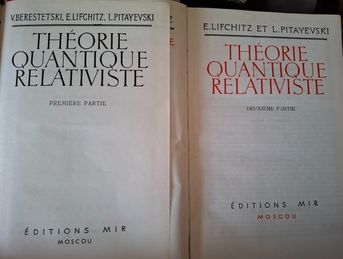 Théorie Quantique Relativiste (L. Landau,E. Lifchitz,L. Pitayevski, 1972/1973) - Picture 2 of 12