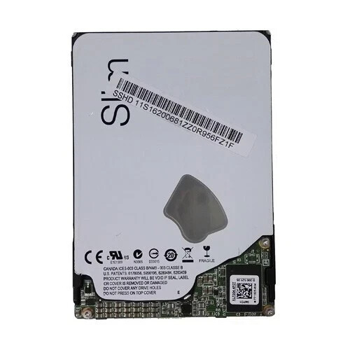 Western Digital 1TB WD10S21X Native Hybrid 8GB NAND SATA 2.5" Laptop Hard Drive - Picture 2 of 3