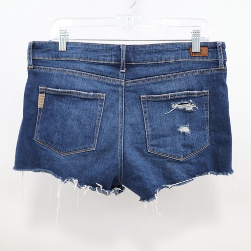 Paige Jeans Shorts Damen W29 Vera Distressed ausgefranst roher Saum blau Denim Stretch - Bild 2 von 6