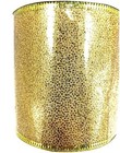 Lot Gold Wire-Edged Craft Ribbons