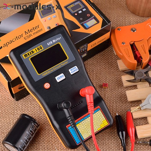MESR-100 ESR Capacitance Ohm Meter Capacitance Internal Resistance Tester Tool - Picture 23 of 24