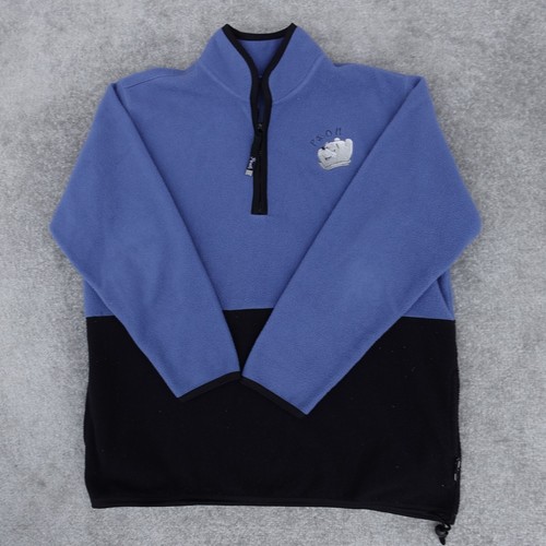 Vintage Disney Pullover Herren L Pulli Winnie Puuh 1/4 Zip Sweatshirt Fleece - Bild 1 von 10