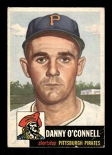 1953 Topps Baseball 107 Danny O'Connell GD to GVG BXCP40