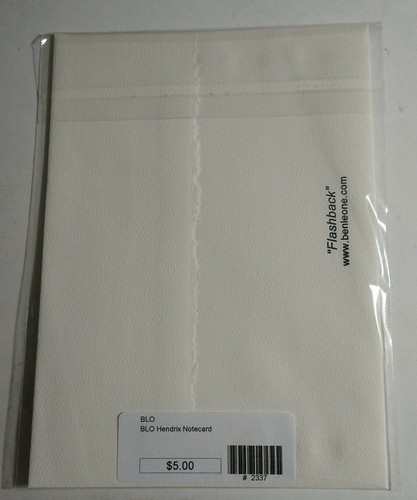 BLO Hendrix Notecard. - Picture 2 of 2