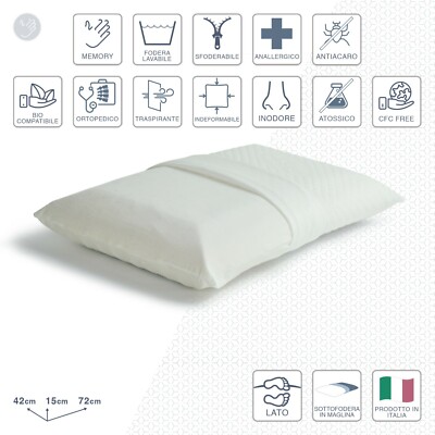 Guanciale - Memory Classic H15 No Stress - Made in Italy