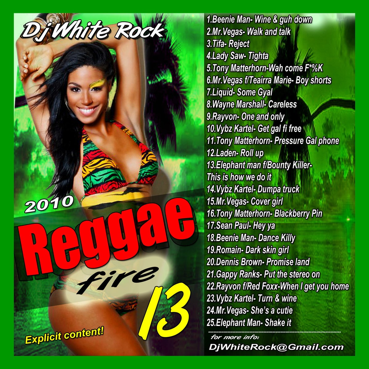 音楽DVD  HIPHOP，EDM，R&B，ROCK，REGGAE DJ White Rock Reggae Fire #13 (Throwback's) | eBay