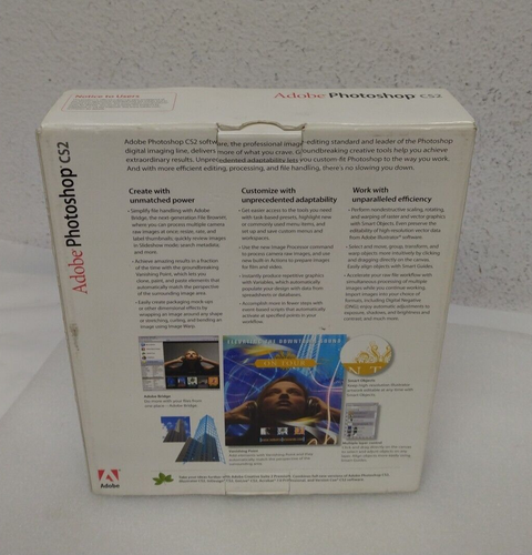 Adobe PhotoShop CS2 for Macintosh 2 CD Set w/ Training Video & User Guide - Picture 10 of 12