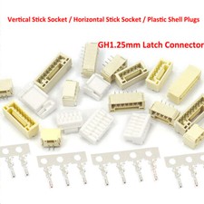 GH1.25 with Latch Connector Horizontal / Vertical Rubber Shell Terminals 2/3P-8P