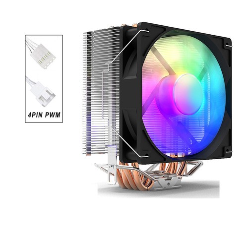 160W CPU Cooler Heatpipe Heatsink 120mm 3/4 Pin PWM Fan RGB LGA For Inter 12th - Picture 13 of 14