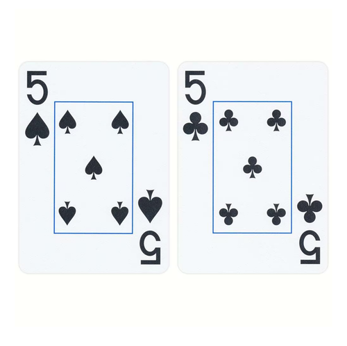 Copag Elite 1546 Plastica Carte da Gioco Poker Misura Jumbo Rosso/Blu Doppio - Foto 8 di 10