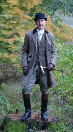 Men's Regency Gray Wool 18th Century Frock Coat, Regency Tail Coat - Picture 2 of 4
